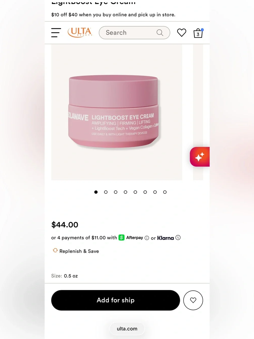 Solawave Lightboost Eye Cream - BRAND NEW! beauty face skincare moisturizer eyes